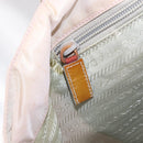 PRADA Tote Bag Nylon Pink Silver Auth 151432-25