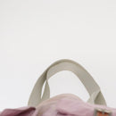 PRADA Tote Bag Nylon Pink Silver Auth 151432-8