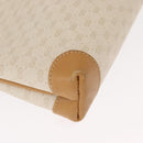 GUCCI Micro GG Supreme Shoulder Bag PVC Cream Gold 007 101 5553 Auth 151435-10