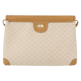 GUCCI Micro GG Supreme Shoulder Bag PVC Cream Gold 007 101 5553 Auth 151435 - 0