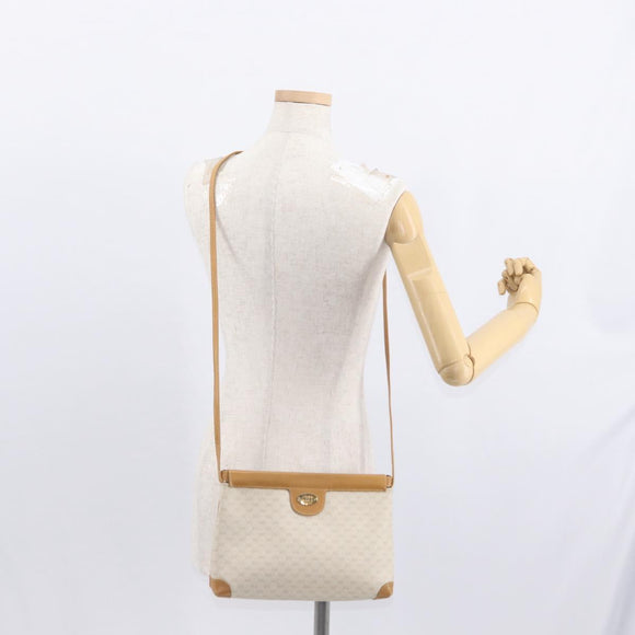 GUCCI Micro GG Supreme Shoulder Bag PVC Cream Gold 007 101 5553 Auth 151435
