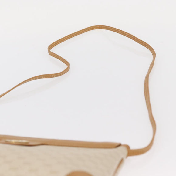 GUCCI Micro GG Supreme Shoulder Bag PVC Cream Gold 007 101 5553 Auth 151435