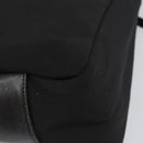 GUCCI Bamboo Shoulder Bag Nylon Black Silver 000 0509 Auth 151436-15