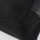 GUCCI Bamboo Shoulder Bag Nylon Black Silver 000 0509 Auth 151436-16