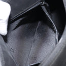 GUCCI Bamboo Shoulder Bag Nylon Black Silver 000 0509 Auth 151436-21