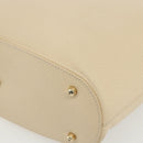GUCCI Hand Bag Leather Beige Gold 000 1013 0556 Auth 151437-15