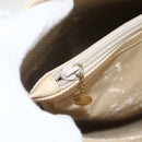 GUCCI Hand Bag Leather Beige Gold 000 1013 0556 Auth 151437-17