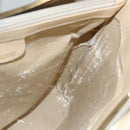 GUCCI Hand Bag Leather Beige Gold 000 1013 0556 Auth 151437-18