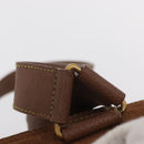 GUCCI Bamboo Backpack Suede Brown Gold 003 2058 0016 Auth 151439-10