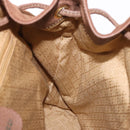 GUCCI Bamboo Backpack Suede Brown Gold 003 2058 0016 Auth 151439-22