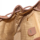 GUCCI Bamboo Backpack Suede Brown Gold 003 2058 0016 Auth 151439-23