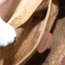 GUCCI Bamboo Backpack Suede Brown Gold 003 2058 0016 Auth 151439-25