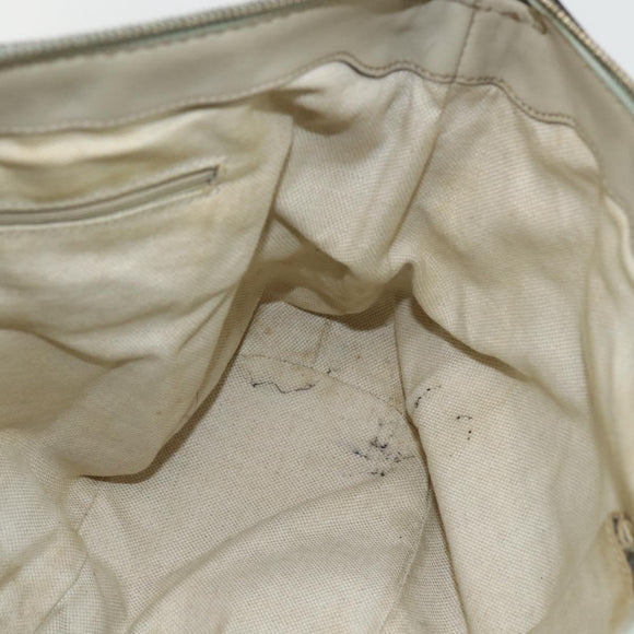 GUCCI GG Canvas Hand Bag 2way Beige Gold 247902 Auth 151442