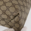 GUCCI GG Supreme Tote Bag PVC Beige Gold 39 02 061 Auth 151443-14