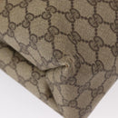 GUCCI GG Supreme Tote Bag PVC Beige Gold 39 02 061 Auth 151443-10