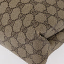 GUCCI GG Supreme Tote Bag PVC Beige Gold 39 02 061 Auth 151443-16