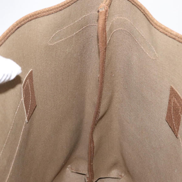 GUCCI GG Supreme Tote Bag PVC Beige Gold 39 02 061 Auth 151443