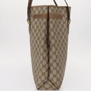 GUCCI GG Supreme Tote Bag PVC Beige Gold 39 02 061 Auth 151443-3