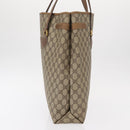 GUCCI GG Supreme Tote Bag PVC Beige Gold 39 02 061 Auth 151443-4