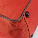 PRADA Sports Boston Bag Nylon 2way Red Silver Auth 151448-13