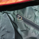 PRADA Sports Boston Bag Nylon 2way Red Silver Auth 151448-22