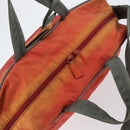 PRADA Sports Boston Bag Nylon 2way Red Silver Auth 151448-6