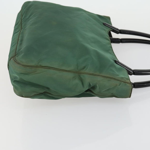 PRADA Tote Bag Nylon 2 Set Khaki Auth 151450
