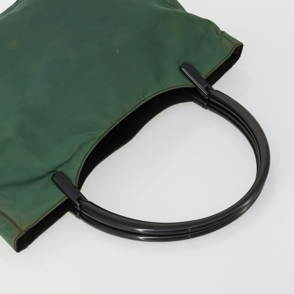 PRADA Tote Bag Nylon 2 Set Khaki Auth 151450