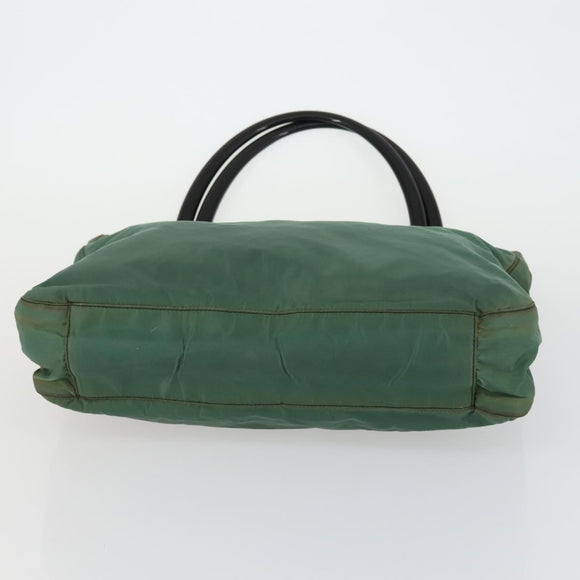PRADA Tote Bag Nylon 2 Set Khaki Auth 151450