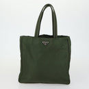 PRADA Tote Bag Nylon 2 Set Khaki Auth 151450-2