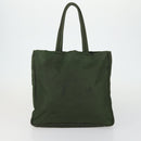 PRADA Tote Bag Nylon 2 Set Khaki Auth 151450-3