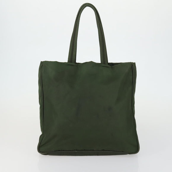 PRADA Tote Bag Nylon 2 Set Khaki Auth 151450