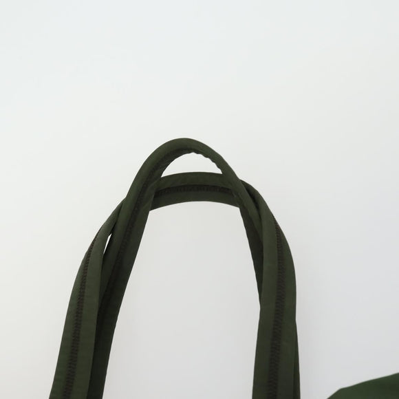 PRADA Tote Bag Nylon 2 Set Khaki Auth 151450