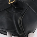 GUCCI Bamboo Backpack Leather Navy Gold 003 2058 0016 Auth 151451-18