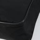 PRADA Shoulder Bag Nylon Black Silver Auth 151452-9