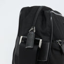 PRADA Shoulder Bag Nylon Black Silver Auth 151452-18
