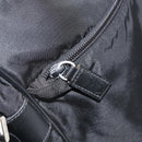 PRADA Shoulder Bag Nylon Black Silver Auth 151452-24