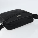 PRADA Shoulder Bag Nylon Black Silver Auth 151452-6
