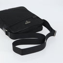 PRADA Shoulder Bag Nylon Black Silver Auth 151452-7