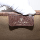 GUCCI GG Supreme Web Sherry Line Tote Bag PVC Beige Gold 89 02 003 Auth 151453-18