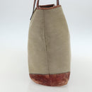 GUCCI Tote Bag Canvas Leather Beige 297435 Auth 151454-4