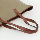 GUCCI Tote Bag Canvas Leather Beige 297435 Auth 151454-7