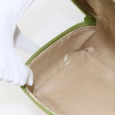 GUCCI Vanity Hand Pouch Patent leather Beige 032 1705 0141 Auth 151455-19