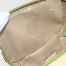 GUCCI Vanity Hand Pouch Patent leather Beige 032 1705 0141 Auth 151455-10