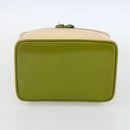 GUCCI Vanity Hand Pouch Patent leather Beige 032 1705 0141 Auth 151455-5