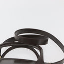 GUCCI Hand Bag Patent leather 2way Brown Gold Auth 151456-10