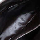 GUCCI Hand Bag Patent leather 2way Brown Gold Auth 151456-19