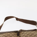 GUCCI GG Canvas Waist bag Beige Silver 28566 Auth 151457-8