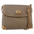 GUCCI Micro GG Supreme Shoulder Bag PVC Beige Gold 007 49 5548 Auth 151458-1