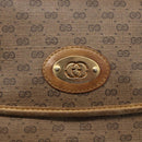 GUCCI Micro GG Supreme Shoulder Bag PVC Beige Gold 007 49 5548 Auth 151458-17